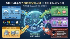 빅테크 AI 투자 7,600억 달러 시대, 그 돈은 어디서 오는가